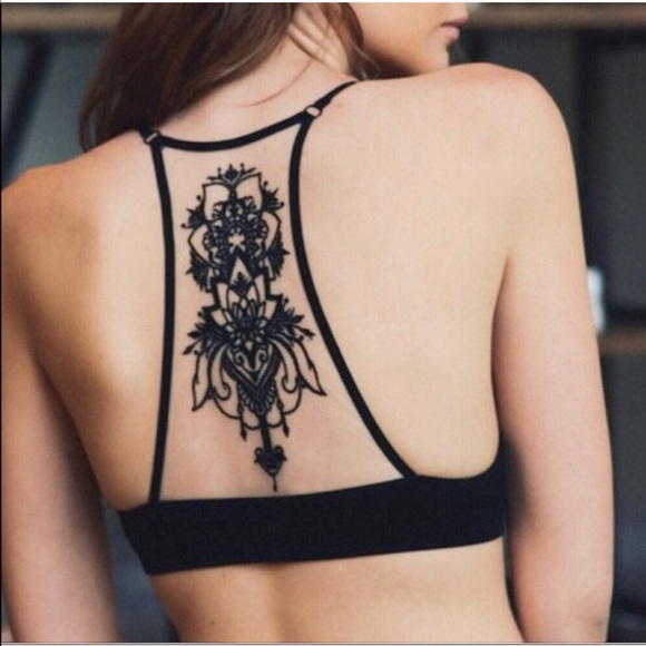 BACK IN STOCK 🖤 lace back bralette black - Picture 2 of 6